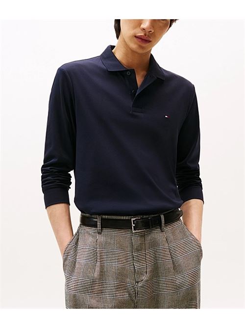 l/s liquid cotton reg polo Tommy Hilfiger | MW0MW37317DW5.DW5